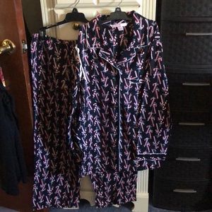 Victoria Secret Candy Cane Pajama Set M New